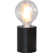 Lampfot E27 Tub svart 1st Star Trading.