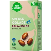 Bruna Bönor Svenskodlade 450g GoGreen.