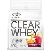 Proteinpulver Clear Whey Passionfruit Peach 300g Star Nutrition.