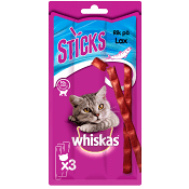 Kattgodis Sticks Lax 3-p Miljömärkt Whiskas.