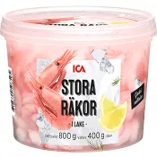 Räkor i lake stora 400g ICA.