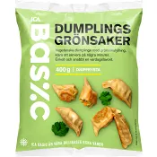 Dumplings grönsaker 400g ICA Basic.