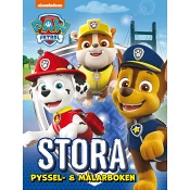 Paw Patrol Stora pyssel- och målarboken.