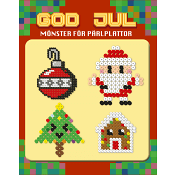 God jul : Mönster för pärlplattor.