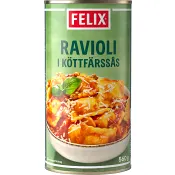 Ravioli i Köttfärssås 560g Felix.