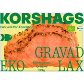 Laxfilé Färsk Gravad 100g Miljömärkt Korshags.