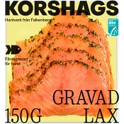 Laxfilé Färsk Gravad 150g Miljömärkt Korshags.