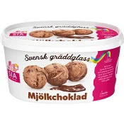 Gräddglass Mjölkchoklad 1,5l SIA Glass.