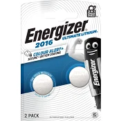 Knappcell 2016 2-p Energizer Ultimate.