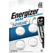 Knappcell 2032 4-p Energizer Ultimate.