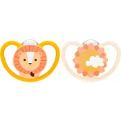 Napp Space 18-36 mån silikon Lion 2-p NUK.