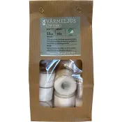 Värmeljus vit 15p plastkopp ICA.