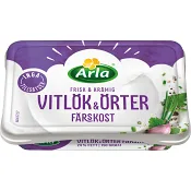 Färskost Vitlök &amp; örter 150g Arla.