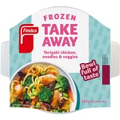 Kyckling teriyaki, nudlar &amp; grönsaker 350g Findus.