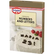 Nummer &amp; Bokstäver 60g Dr.Oetker.