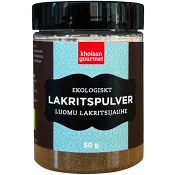 Lakritspulver Ekologiskt 50g Khoisan Gourmet.