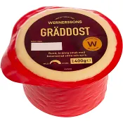 Gräddost 400g Wernerssons.