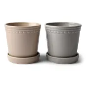 Kruka Romans Rosa Bandet 12,5 cm.