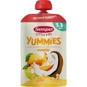 Barnmat Yummies mango 1år 120g Semper.