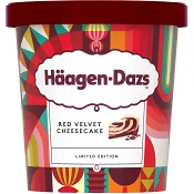 Red velvet cheesecake 420ml Häagen Dazs.