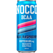 Energidryck Blue Raspberry 33cl Nocco.