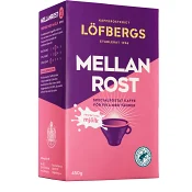 Bryggkaffe Mellanrost perfekt med mjölk 450g Löfbergs.