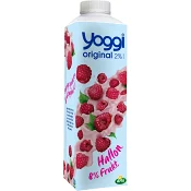 Yoghurt Original Hallon 2% 1000g Yoggi®.