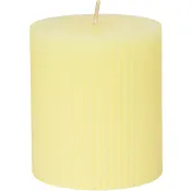 Blockljus Rille gul.