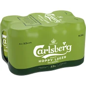 Öl Hoppy Lager 3,5% 33cl 6-p Carlsberg.