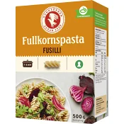 Fusilli Fullkorn 500g Kungsörnen.