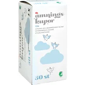 Vita Amningskupor 50-p Miljömärkt ICA.