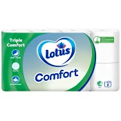 Toalettpapper Comfort 8p Lotus.