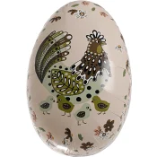 Påskägg 18cm Höna brun Festive.
