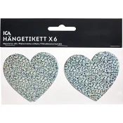 Etikett Hjärta Hologram.