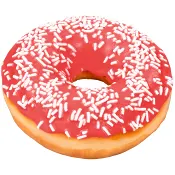 Donut Jordgubb 53 g Dafgård.