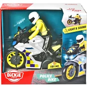 Polismotorcykel 17cm Dickie Toys.