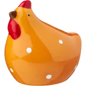 Höna 7cm orange Nordic Season.