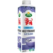 Yoghurt Mild Blåbär 1,5% lättsockrad 1000g Arla Ko®.