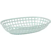 Brödkorg/serveringskorg plast Grön ICA.