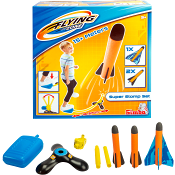 Raket och flygplansset Simba.