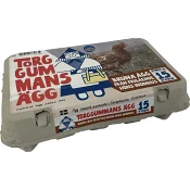 Ägg Bruna 15-pack Torggummans Ägg.