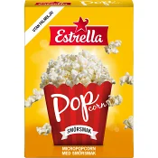 Micropopcorn Smörsmak 3-p 240g Estrella.