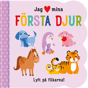 Jag [hjärta] mina första djur.