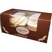 Semlor Mini 2-pack 150g Bageriet Sjöstrands.
