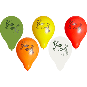 Kräftballonger 10-p mixade färger 25cm Festive.