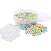 Pärlor pastell 1000st  Playbox.