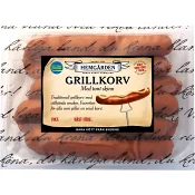 Grillkorv Tunt Skinn 700g Hemgården.