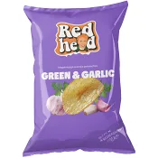 Chips Green &amp; Garlic 150g Redhead.