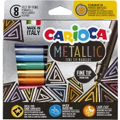 Fineliner Metallic 8-p Carioca.