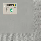 Servett Grå 40cm 50-p ICA.